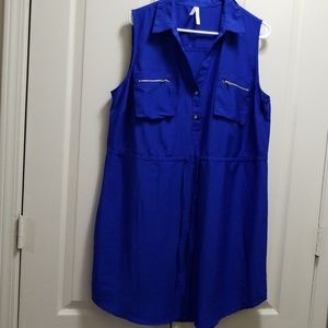 Royal, zip pocket dress